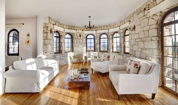 King Suite, Bahçe Manzaralı, Şömineli