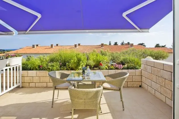 Standard Apart Daire, 1 Yatak Odası, Teras, Kısmi Deniz Manzaralı