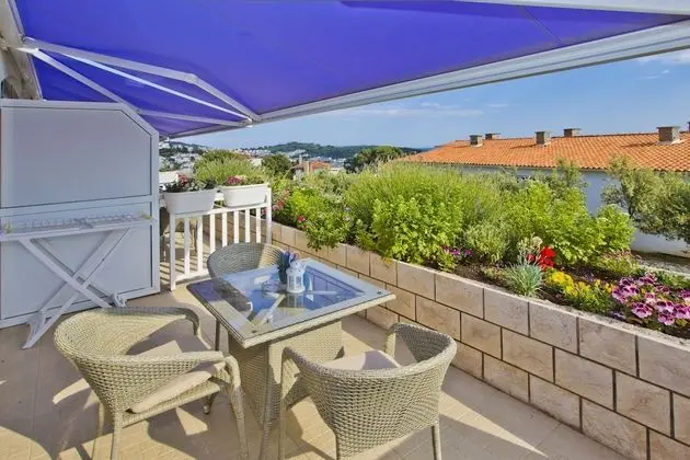 Standard Apart Daire, 1 Yatak Odası, Teras, Kısmi Deniz Manzaralı