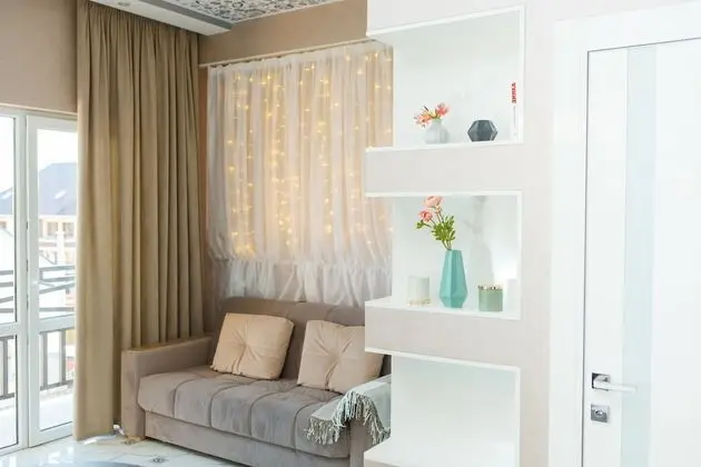 Luxury Apart Daire, 1 En Büyük (King) Boy Yatak ve Çekyat, Şömine (Tulpanov st.,bldg 3,apt 44)