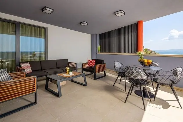 Luxury Çatı Katı Süiti (Penthouse), Deniz Manzaralı, Denize Sıfır