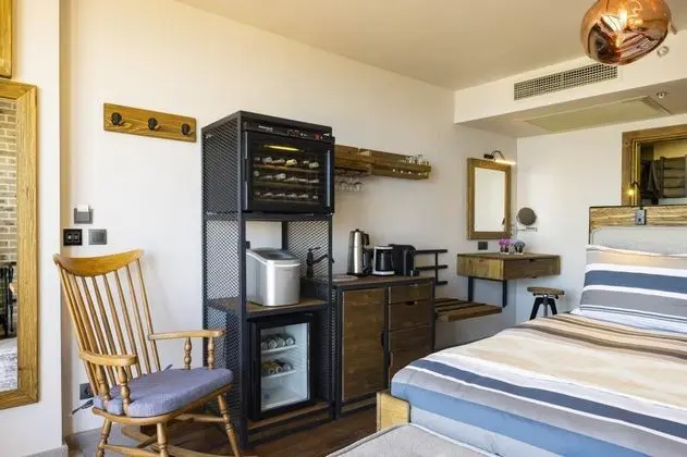 Deluxe Çift Kişilik Oda, Deniz Manzaralı, Şömineli ve Balkonlu
