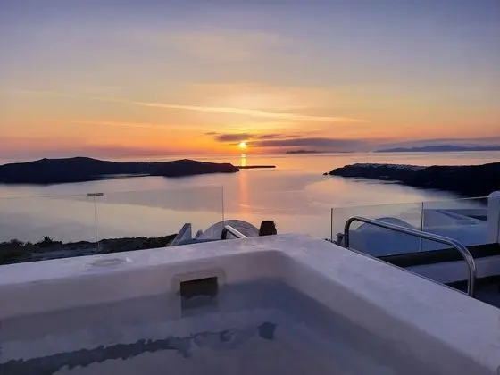 Honeymoon Süit, Sıcak Su Havuzu, Deniz Manzaralı