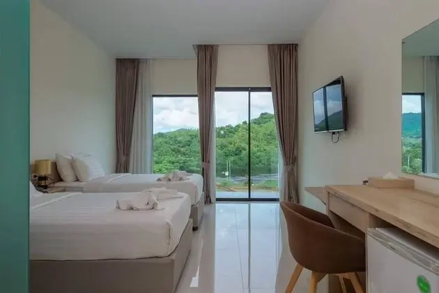 Deluxe Tek Büyük veya İki Ayrı Yataklı Oda, Dağ Manzaralı