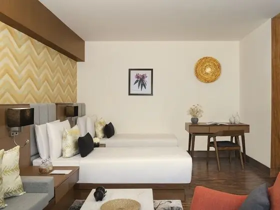 Premium Oda, 2 Tek Kişilik Yatak, Balkon, Havuz Manzaralı