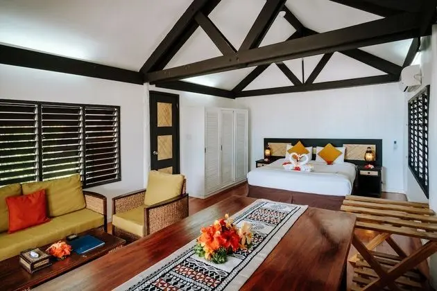 Deluxe Bungalov, 1 Yatak Odası, Denize Sıfır