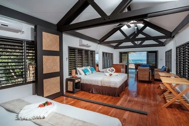 Deluxe Bungalov, 2 Yatak Odası, Denize Sıfır