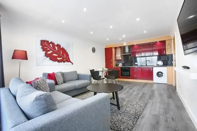 Deluxe Apart Daire, 2 Yatak Odası, Sigara İçilmez, Şehir Manzaralı