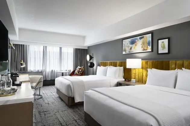 Premium Oda, 2 Büyük (Queen) Boy Yatak (Chicago Skyline View)