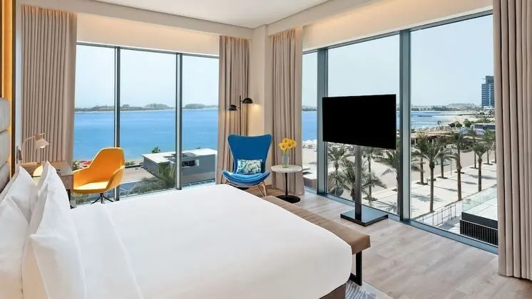 Oda, 1 En Büyük (King) Boy Yatak, Balkon (Palm Beachfront View)