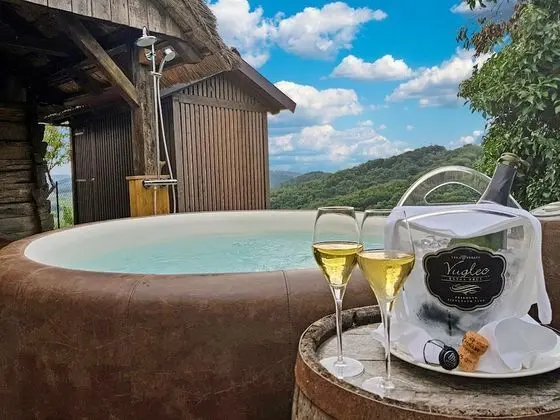 Deluxe Tek Büyük Yataklı Oda, Sauna, Üzüm Asması Manzaralı