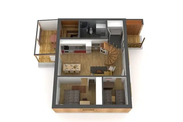Apart Daire, Sauna (92m2)