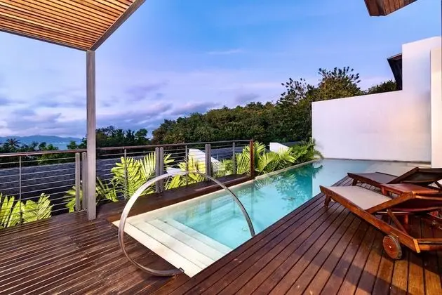 Villa, 1 Yatak Odası, Kişiye Özel Havuzlu, Okyanus Manzaralı (Ocean View Escape)