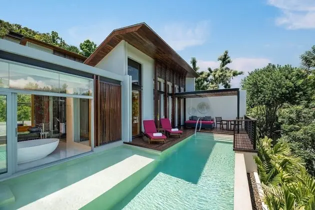 Villa, 1 Yatak Odası, Sigara İçilmez, Bahçe Manzaralı (Jungle Oasis)