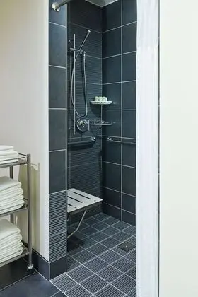 Oda, 2 Büyük (Queen) Boy Yatak (Mobility Accessible, Roll-In Shower)