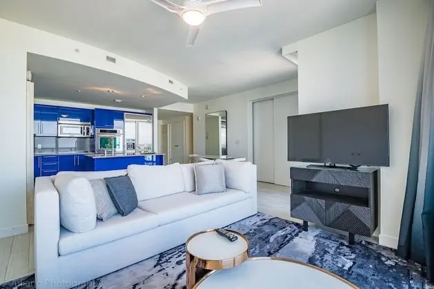 Luxury Süit, 2 Yatak Odası, Mutfak, Kısmi Deniz Manzarası