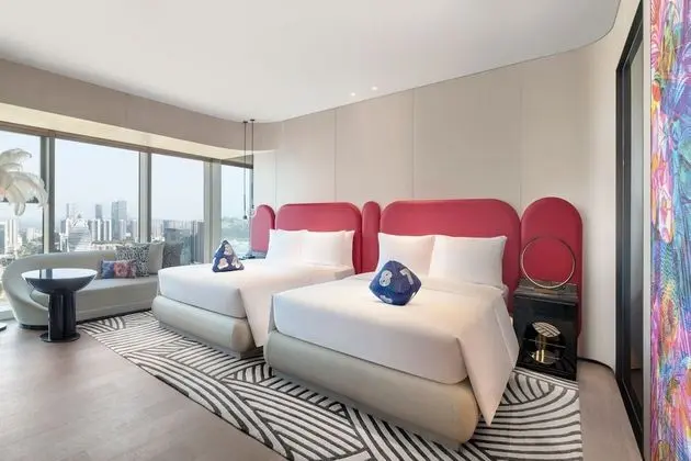 Spectacular Room, Oda, 2 Çift Kişilik Yatak, Sigara İçilmez, Kısmi Deniz Manzarası