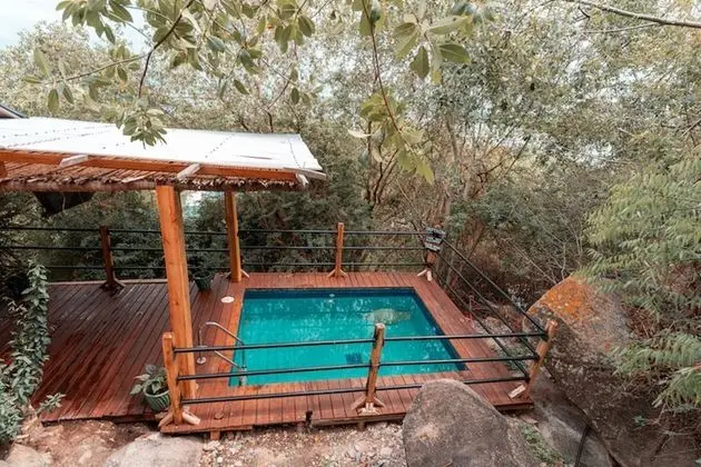 Deluxe Kır Evi, 3 Tek Kişilik Yatak, Kişiye Özel Havuzlu