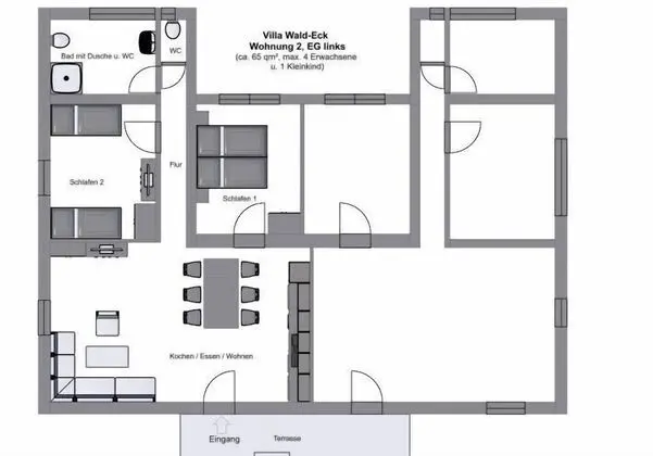 Apart Daire (Ground Floor 2 Left)