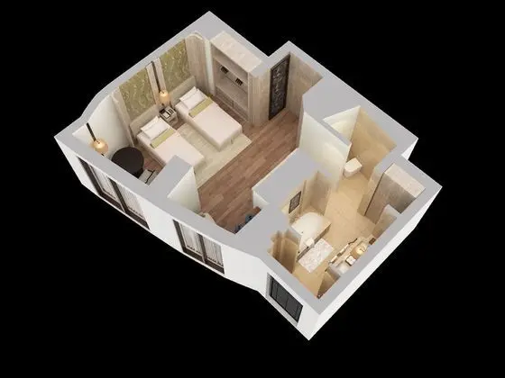 Deluxe İki Ayrı Yataklı Oda, Şehir Manzaralı