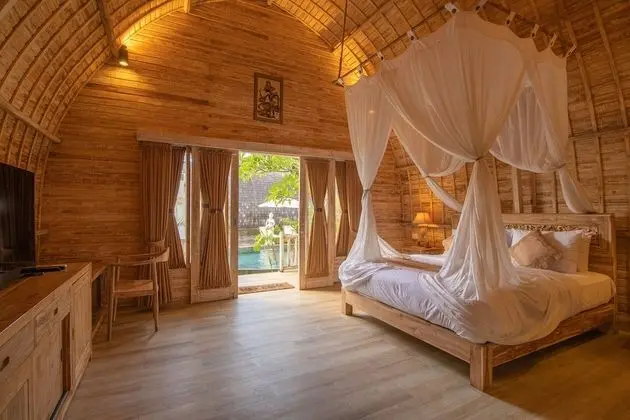 Deluxe Villa, 1 Yatak Odası, Sigara İçilmez, Havuz Manzaralı