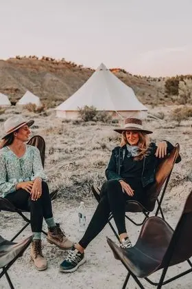 Twin Tent With Shared Bathroom