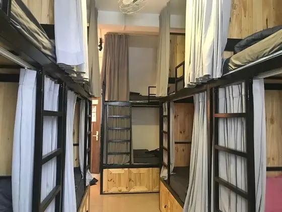Bed in 10-Bed Mixed Dormitory with A/C & Balcony, 2nd Floor
