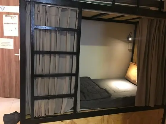 Bed in 10-Bed Mixed Dormitory with A/C & Balcony, 2nd Floor