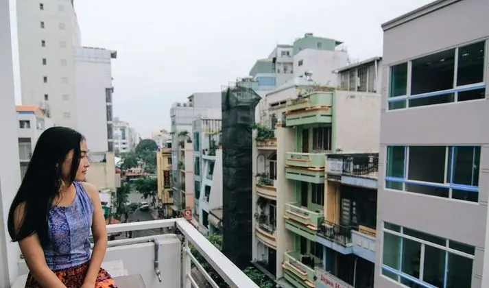 Bed in 10-Bed Mixed Dormitory with A/C & Balcony, 2nd Floor