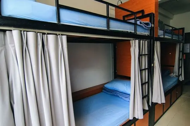 Bed in 10-Bed Mixed Dormitory with A/C & Balcony, 3rd Floor