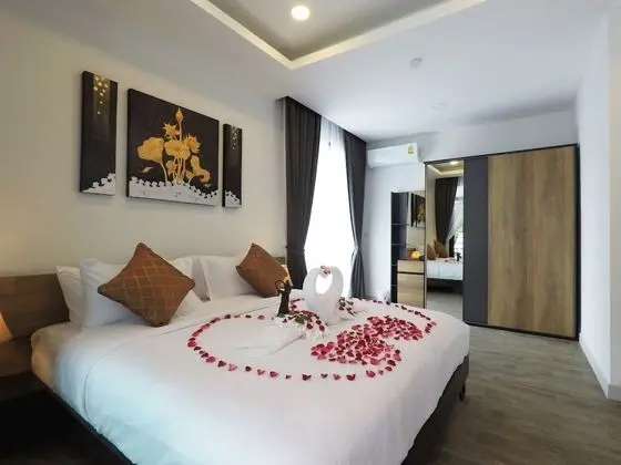 Honeymoon Süit, 1 En Büyük (King) Boy Yatak, Sigara İçilmez, Havuz Manzaralı