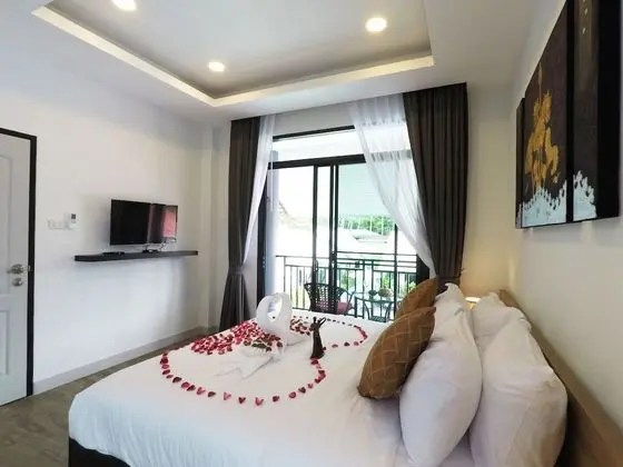 Honeymoon Süit, 1 En Büyük (King) Boy Yatak, Sigara İçilmez, Havuz Manzaralı