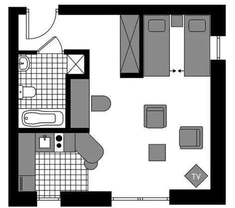 Basic Tek Büyük Yataklı Oda