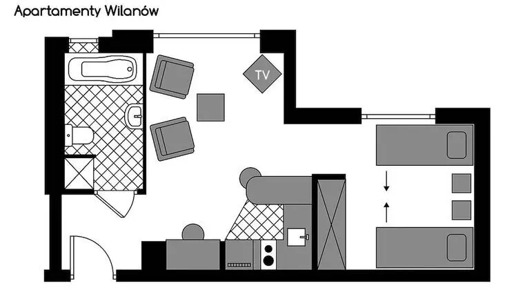 Basic Tek Kişilik Oda, Küçük Mutfak