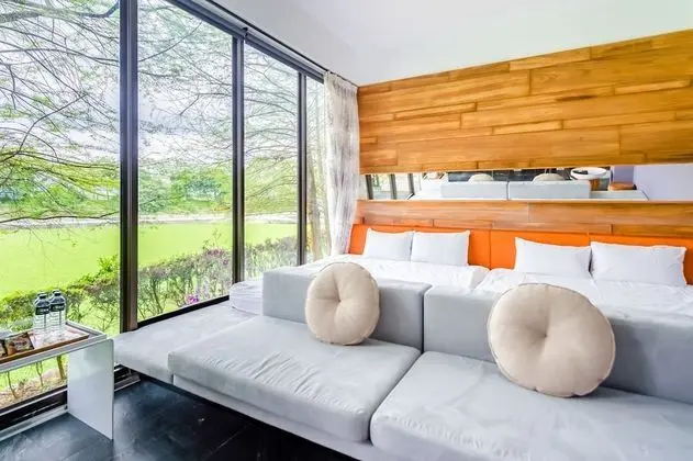 Superior Dört Kişilik Oda, Balkon, Bahçe Manzaralı