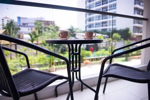 Studio with Pool View