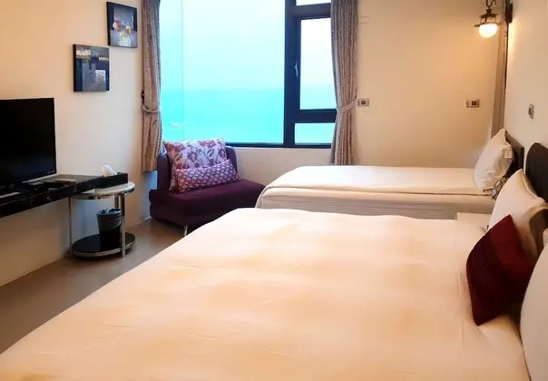 Deluxe Tek Büyük Yataklı Oda, Plaj Manzaralı (Beach)