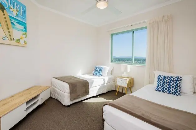Deluxe Apart Daire, 2 Yatak Odası, Okyanus Manzaralı, Denize Sıfır (1 Night Ocean View)