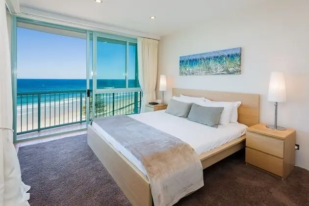 Deluxe Apart Daire, 2 Yatak Odası, Okyanus Manzaralı, Denize Sıfır (1 Night Ocean View)