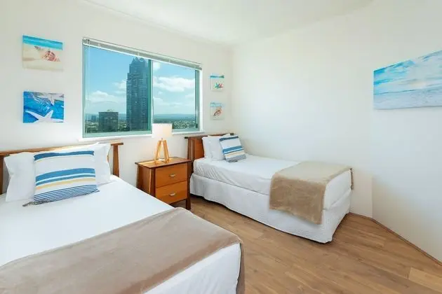 Deluxe Apart Daire, 2 Yatak Odası, Okyanus Manzaralı, Denize Sıfır (1 Night Ocean View)