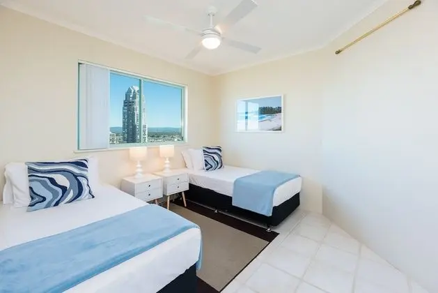 Deluxe Apart Daire, 2 Yatak Odası, Okyanus Manzaralı, Denize Sıfır (1 Night Ocean View)