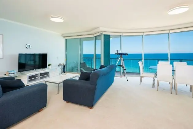 Deluxe Apart Daire, 2 Yatak Odası, Okyanus Manzaralı, Denize Sıfır (1 Night Ocean View)