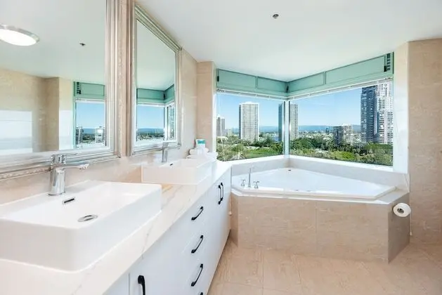 Deluxe Apart Daire, 2 Yatak Odası, Okyanus Manzaralı, Denize Sıfır (1 Night Ocean View)