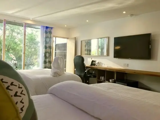 Deluxe İki Ayrı Yataklı Oda, 2 Çift Kişilik Yatak, Balkon, Göl Manzaralı