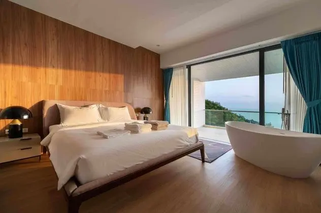 Deluxe Villa, 3 Yatak Odası, Deniz Manzaralı, Okyanusa Sıfır