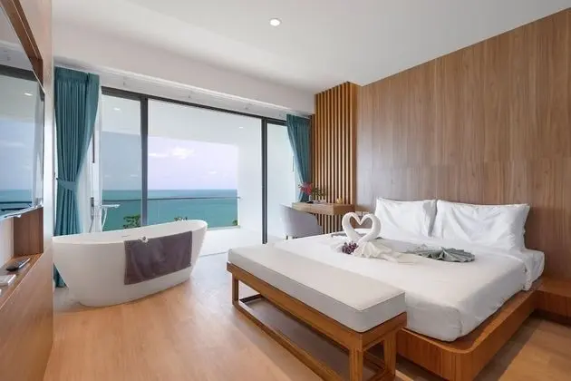 Deluxe Villa, 3 Yatak Odası, Deniz Manzaralı, Okyanusa Sıfır
