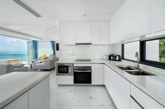 Deluxe Villa, 3 Yatak Odası, Deniz Manzaralı, Okyanusa Sıfır
