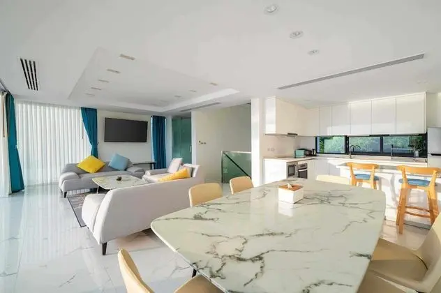 Deluxe Villa, 3 Yatak Odası, Deniz Manzaralı, Okyanusa Sıfır