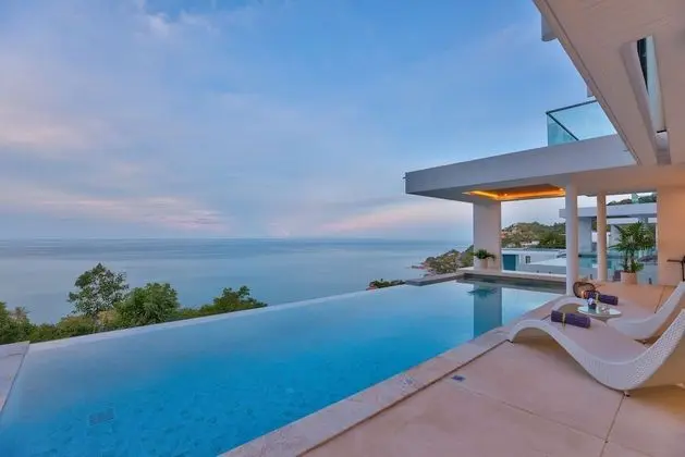 Deluxe Villa, 4 Yatak Odası, Deniz Manzaralı, Denize Bakan