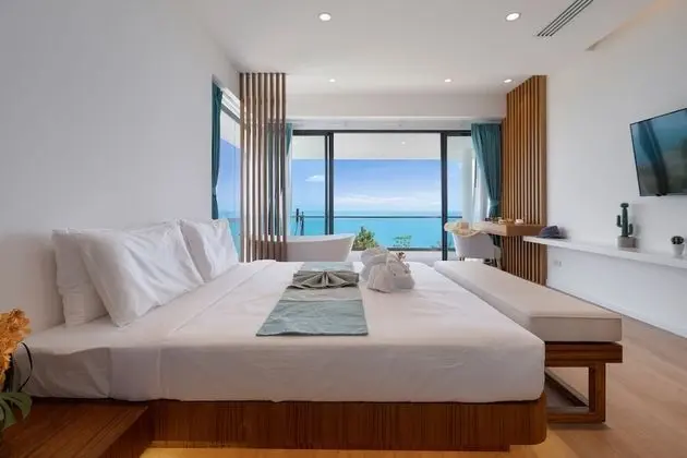 Deluxe Villa, 4 Yatak Odası, Deniz Manzaralı, Denize Bakan